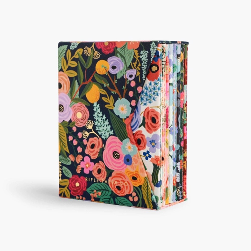 Rifle Paper, Memo & Notebooks, Art & School, Pocket Boxed Set, Garden Party, 728709